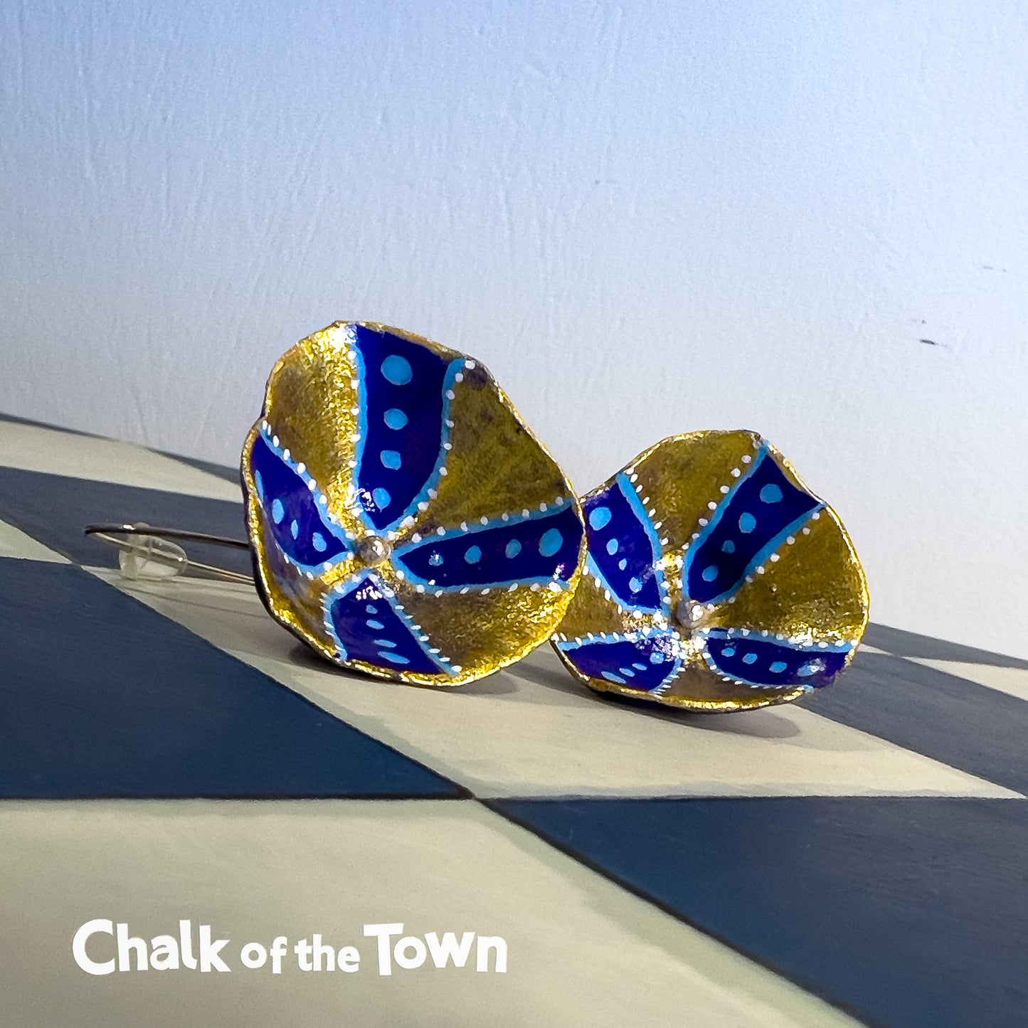 Χειροποίητα σκουλαρίκια Nadeen Art - Design 4 - Chalk Of The Town Collection - Chalk Of The Town®