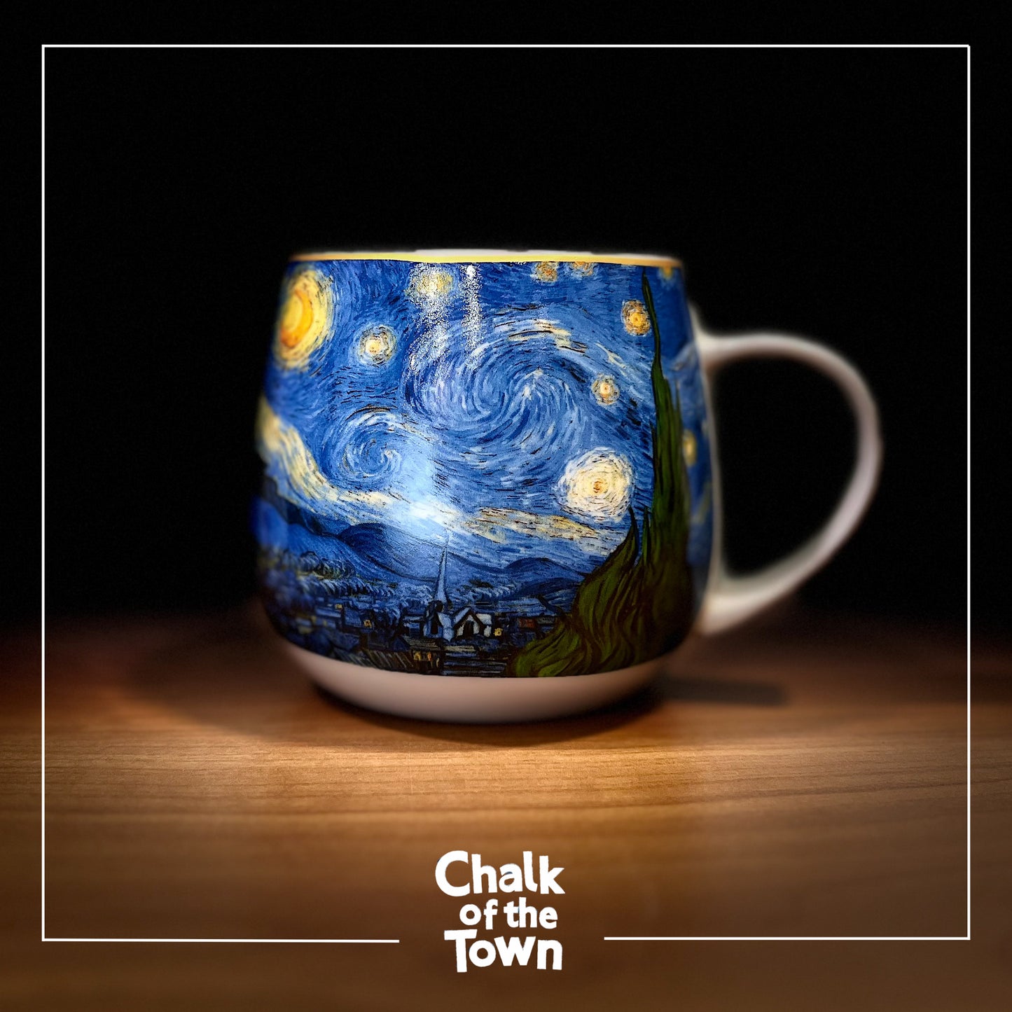 Vincent Van Gogh | "Starry Night" Mug | Chalk Of The Town® Museum Art | Κούπα Πορσελάνη 430ml - Chalk Of The Town®