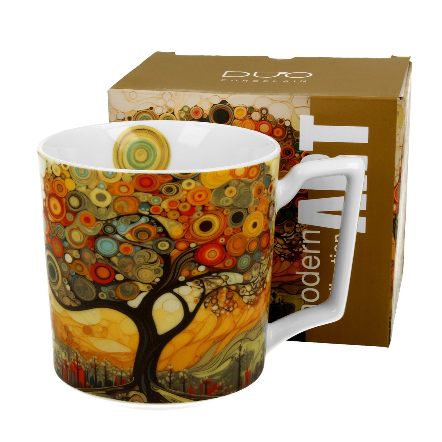 "Tree"| Chalk Of The Town® Modern Art | Κούπα Πορσελάνη 450ml - Chalk Of The Town®