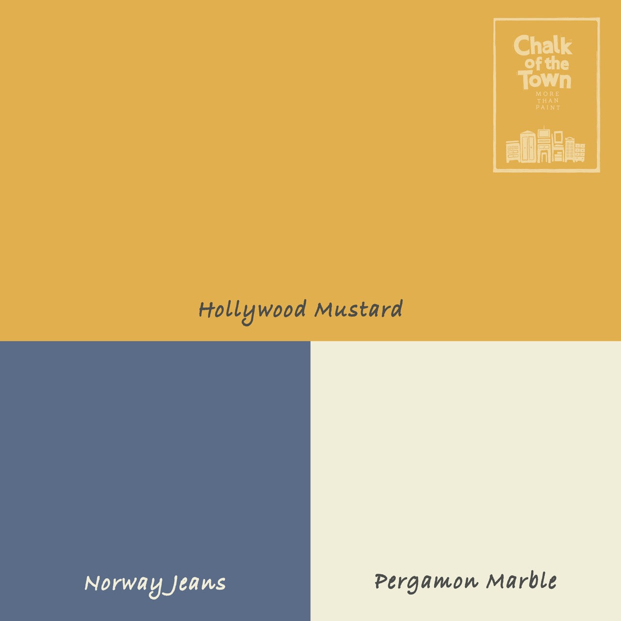 Hollywood Mustard - Χρώμα Κιμωλίας | Chalk Of The Town® Paint - Chalk Of The Town®