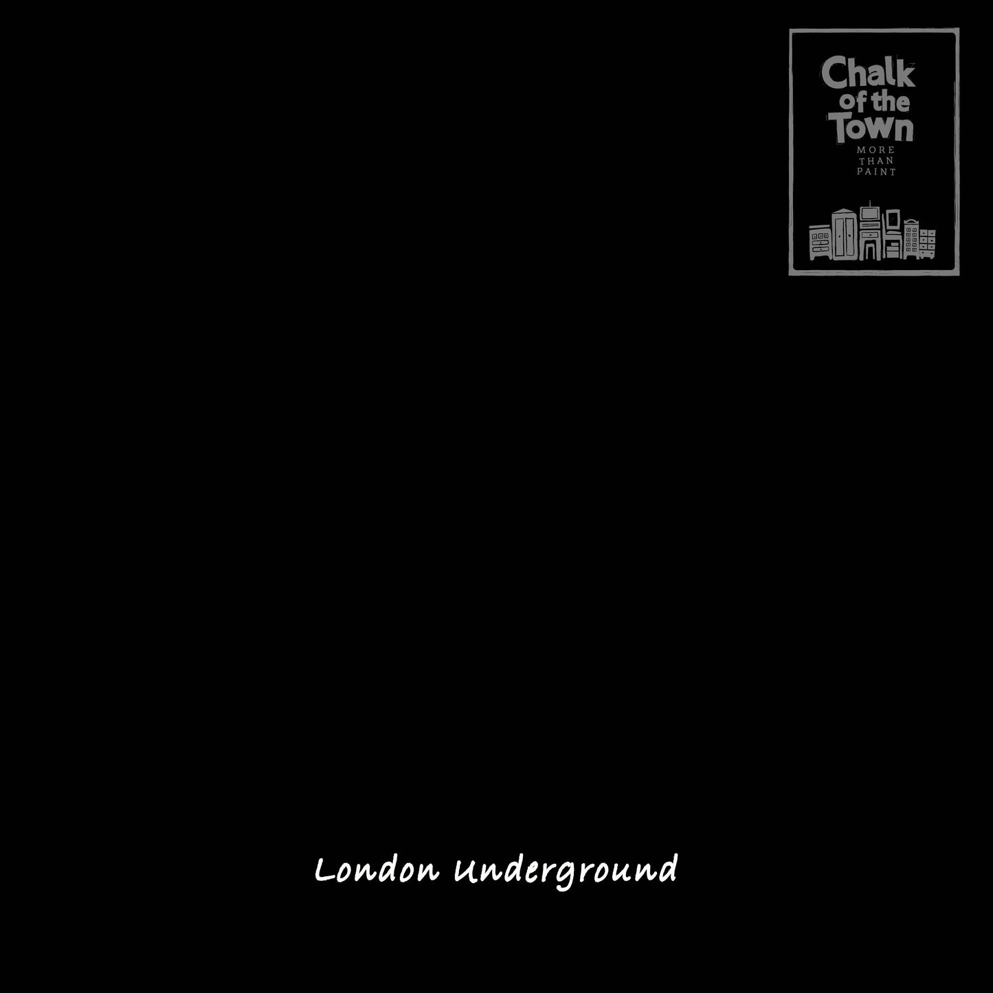 London Underground - Χρώμα Κιμωλίας | Chalk Of The Town® Paint - Chalk Of The Town®
