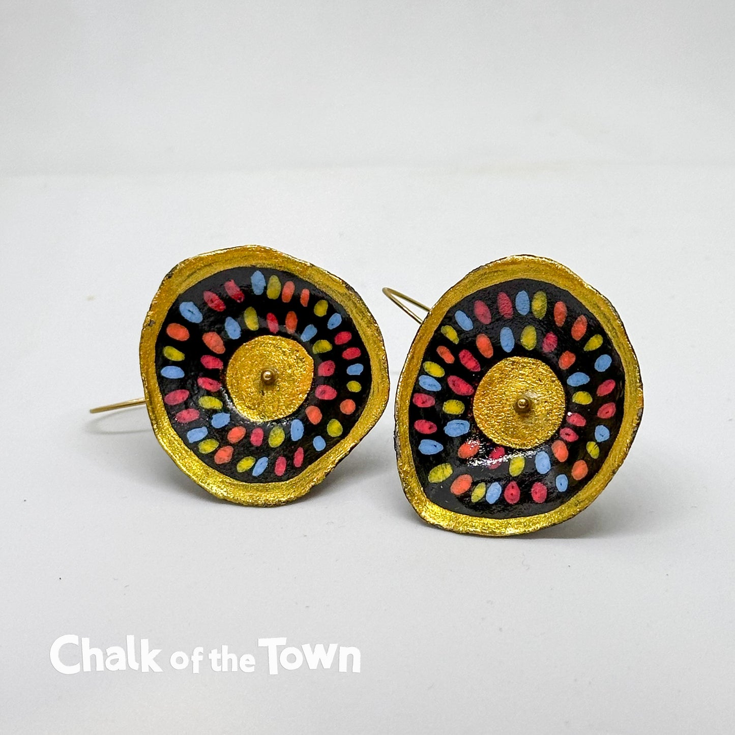 Χειροποίητα σκουλαρίκια Nadeen Art - Design 15 - Chalk Of The Town Collection