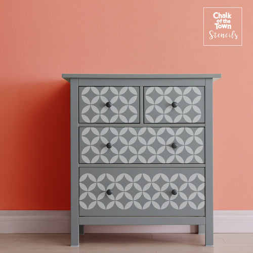 Sakira Οριένταλ στένσιλ 15X15cm - Chalk Of The Town® Stencils - Chalk Of The Town®