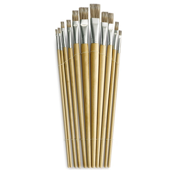 Chalk Of The Town® Brushes - Πινέλα ζωγραφικής HARRIS | Πλακέ (διαθ. σε 11 μεγέθη) - Chalk Of The Town®