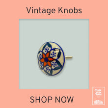 Chalk Of The Town - "Flower Power" Design 2 - Vintage Πόμολα