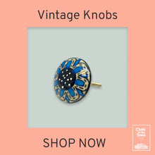 Chalk Of The Town - "Flower Power" Design 2 - Vintage Πόμολα