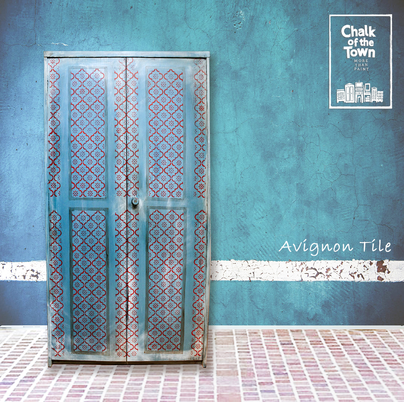 Avignon Tile - Χρώμα Τοίχου | Chalk Of The Town® Wall Paint - Chalk Of The Town®