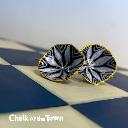 Χειροποίητα σκουλαρίκια Nadeen Art - Design 6 - Chalk Of The Town Collection - Chalk Of The Town® 