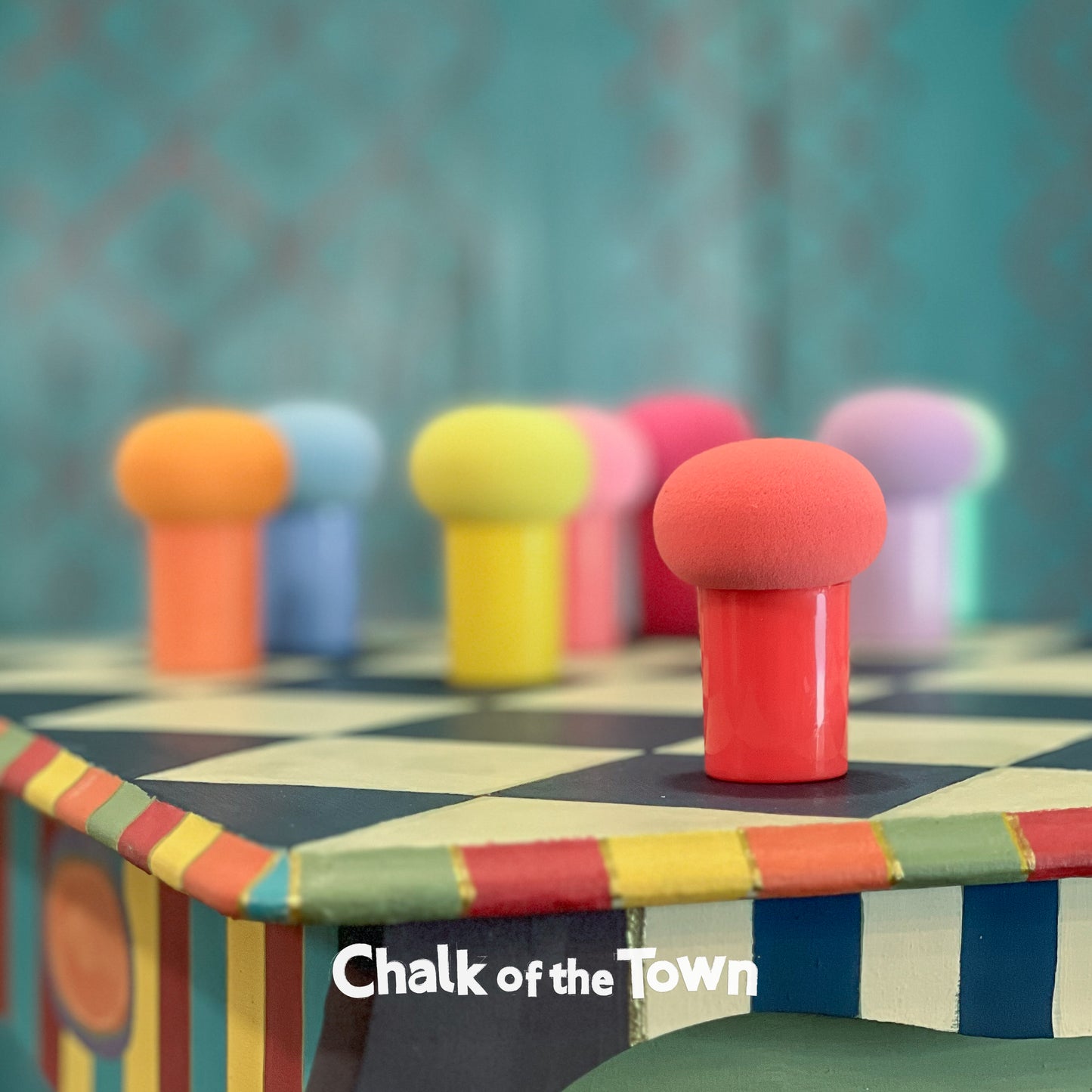 Σταμπαδόρος σφουγγαράκι για stencil - Chalk Of The Town® Sponge Brush for Stencil - Chalk Of The Town® 