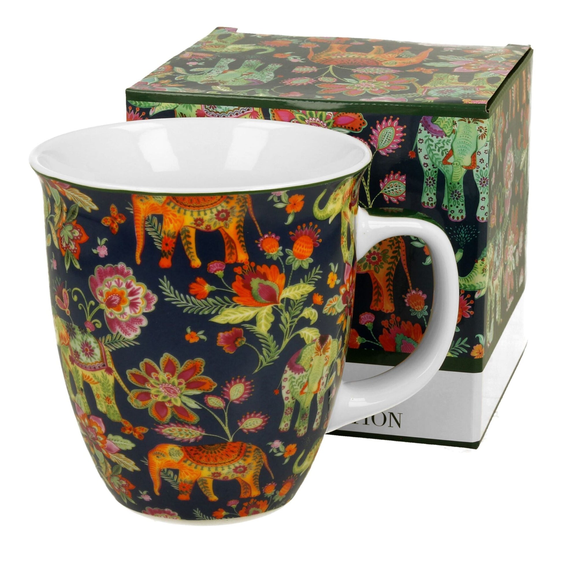 "Ankur Blue"| Chalk Of The Town® Modern Art | Κούπα Πορσελάνη 360ml - Chalk Of The Town® 