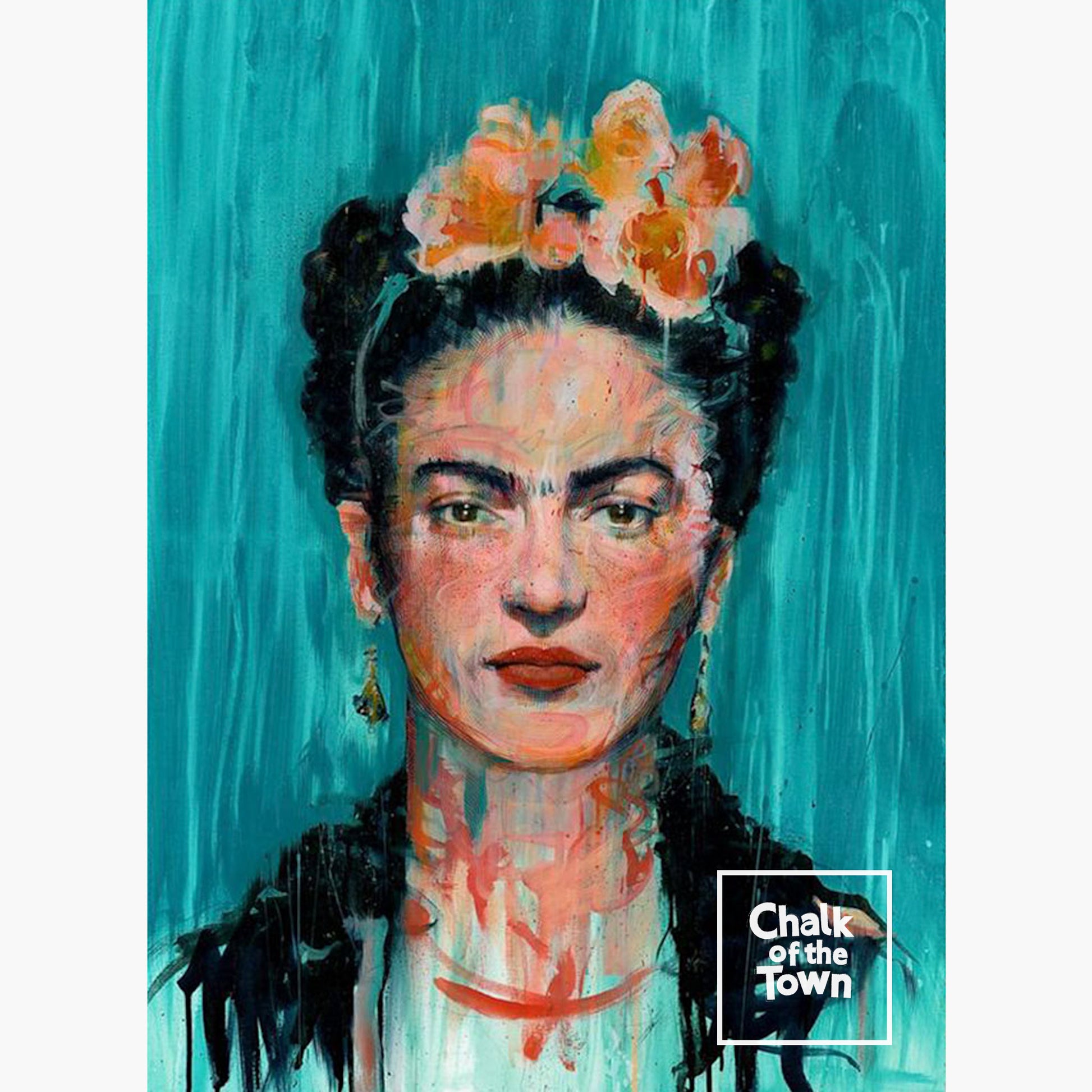 Ξύλινο κουτί με παράσταση "Frida Kahlo - Paint 2" 10X7.5X5cm| Chalk Of The Town® Collectibles | Wooden Box "Frida Kahlo - Paint 2" - Chalk Of The Town® 