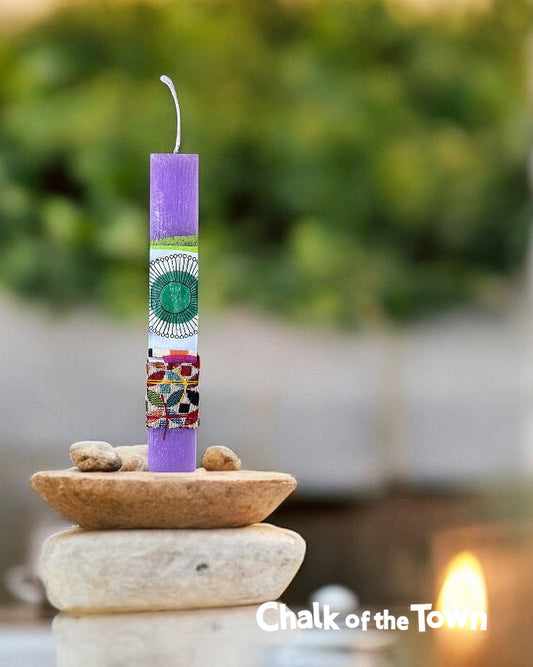 Χειροποίητη Πασχαλινή Λαμπάδα - Chalk Of The Town 