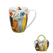 Cats Family Mug | Chalk Of The Town® Museum Art | Κούπα Πορσελάνη 380ml