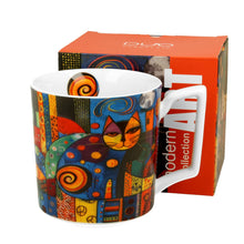 "Cat"| Chalk Of The Town® Modern Art | Κούπα Πορσελάνη 450ml