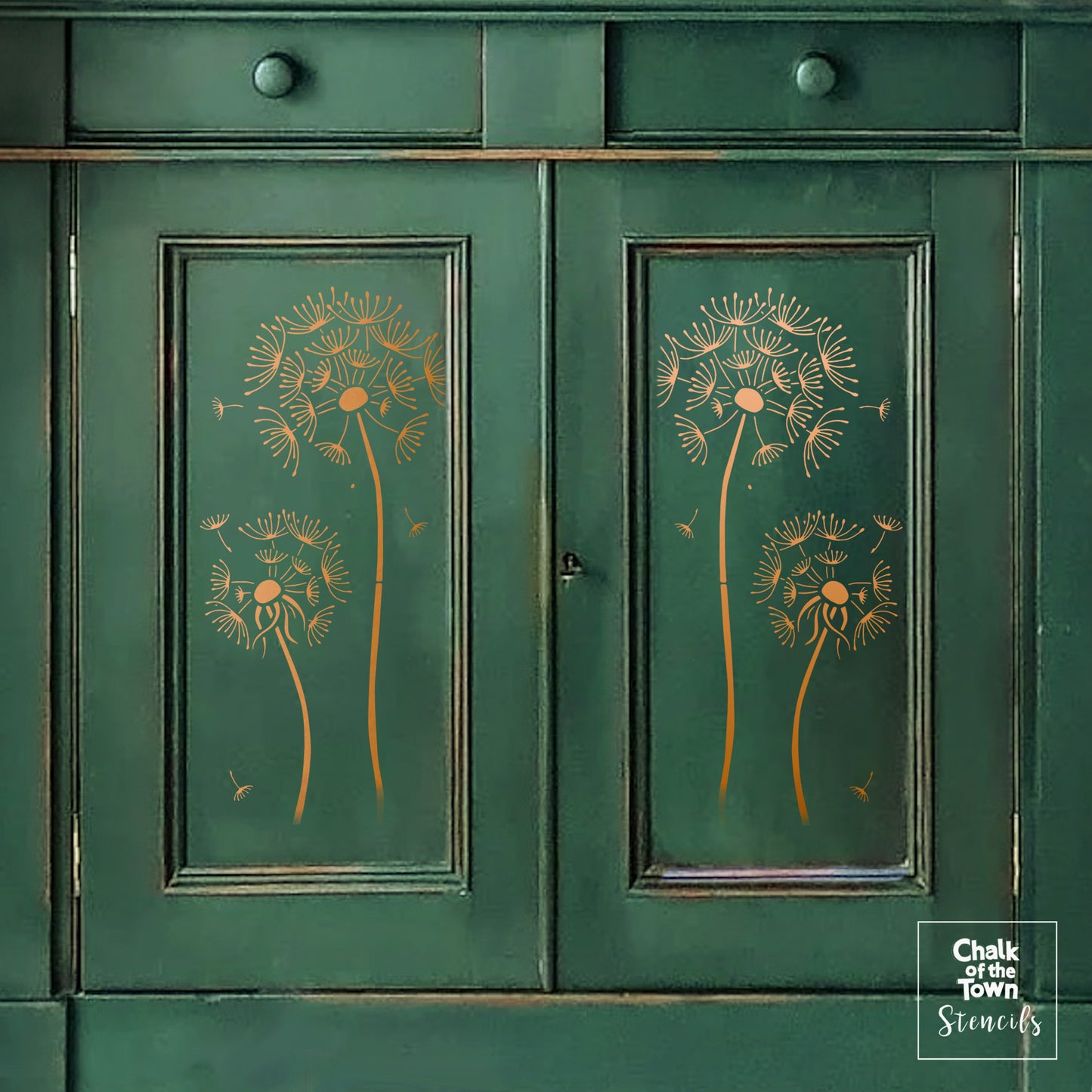 Dandellion - στένσιλ 29x40cm- Chalk Of The Town® Stencils Collection - Chalk Of The Town® 