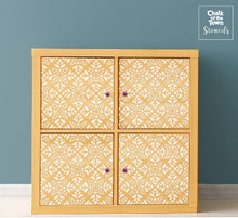 Flower Lace στένσιλ 36x36cm- Chalk Of The Town® Stencils Collection