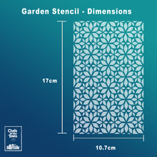 Garden - στένσιλ 19X27,5cm - Chalk Of The Town® Stencils