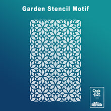 Garden - στένσιλ 19X27,5cm - Chalk Of The Town® Stencils