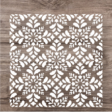 Flower Lace στένσιλ 36x36cm- Chalk Of The Town® Stencils Collection