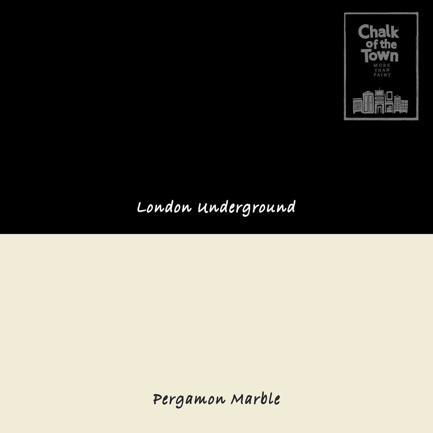 London Underground - Χρώμα Κιμωλίας | Chalk Of The Town® Paint - Chalk Of The Town® 