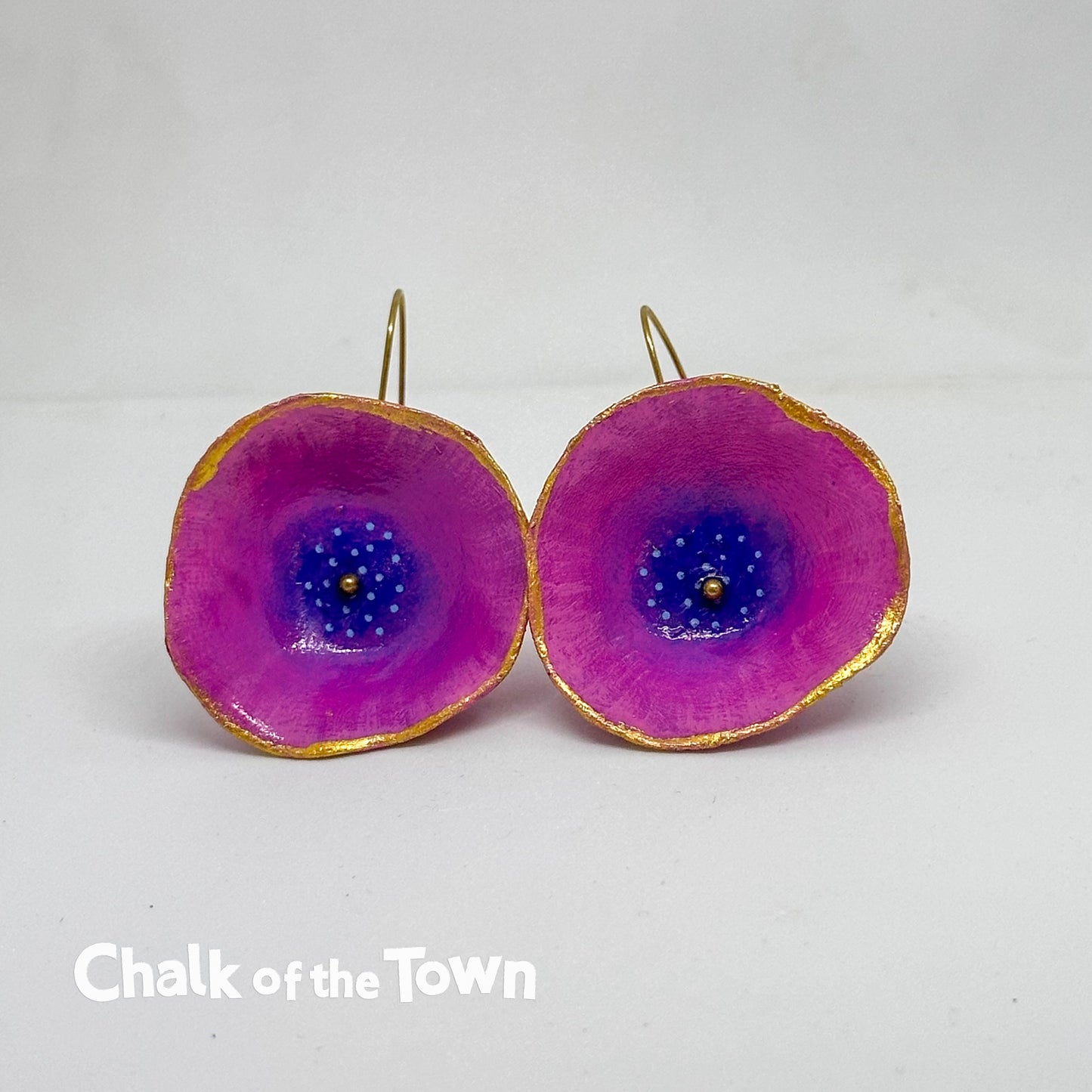 Χειροποίητα σκουλαρίκια Nadeen Art - Design 17 - Chalk Of The Town Collection