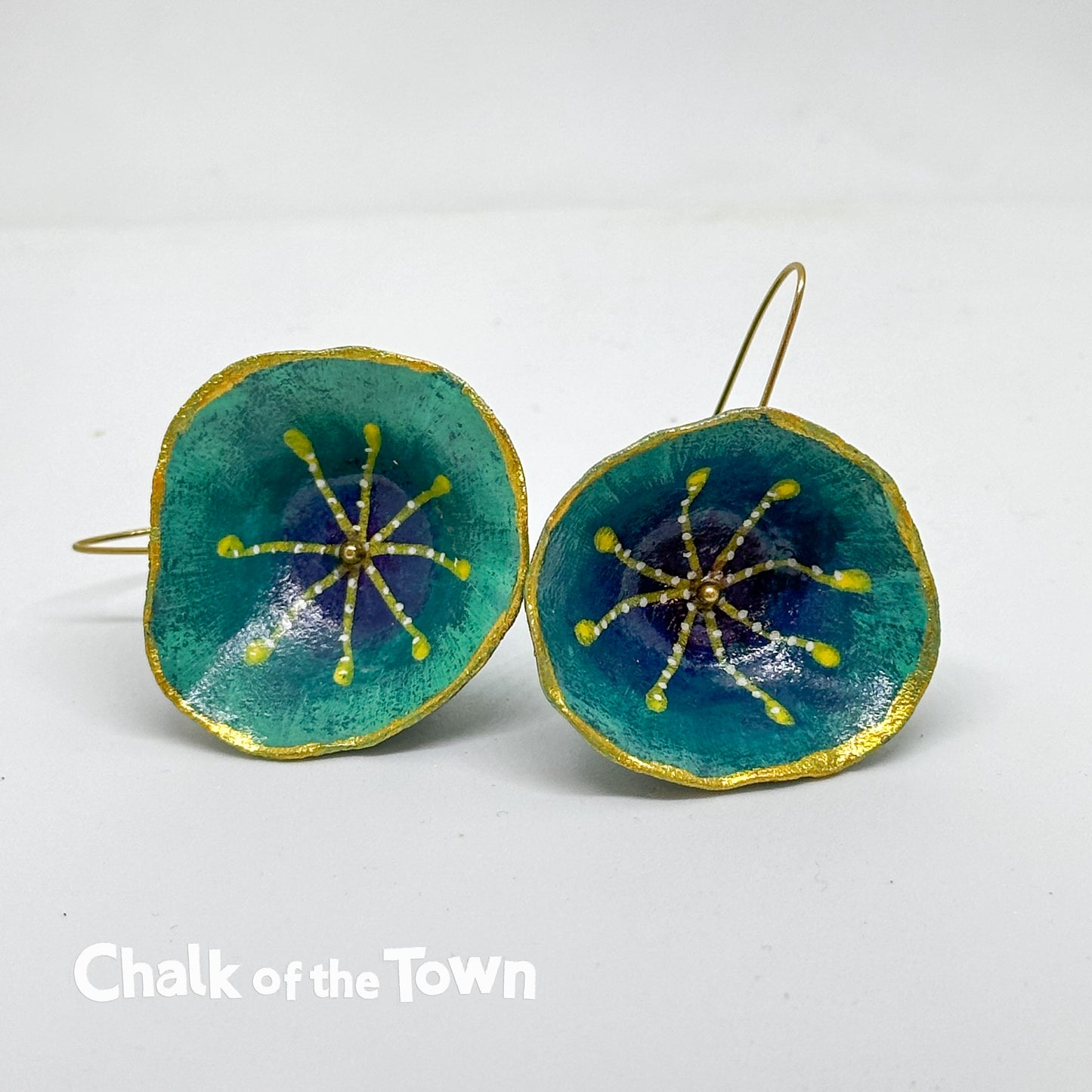 Χειροποίητα σκουλαρίκια Nadeen Art - Design 10 - Chalk Of The Town Collection