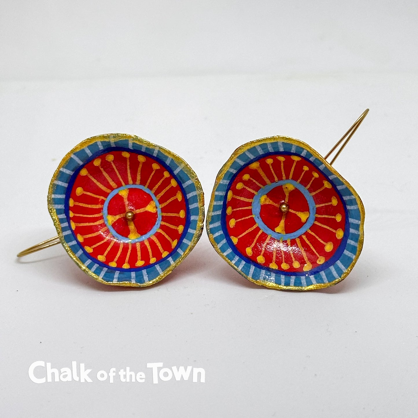 Χειροποίητα σκουλαρίκια Nadeen Art - Design 11 - Chalk Of The Town Collection