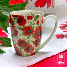 "Poppies" Mug | Chalk Of The Town® Museum Art | Κούπα Πορσελάνη floral design 380ml