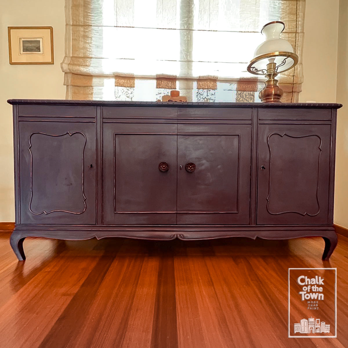 Siena Lilly - Χρώμα Κιμωλίας | Chalk Of The Town® Paint - Buffet Renovation Project |Αναπαλαίωση μπουφέ με Chalk Of The Town Paint - Siena Lilly