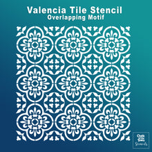 Valencia Tile - στένσιλ 30X30εκ για πλακάκια & τοίχους - Chalk Of The Town®