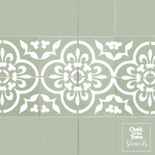 Valencia Tile - στένσιλ 30X30εκ για πλακάκια & τοίχους - Chalk Of The Town®