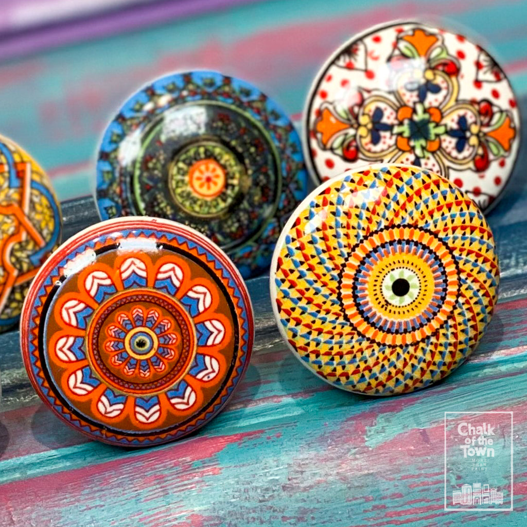 The Town - Boho Πόμολα - σετ 8τμχ - Α