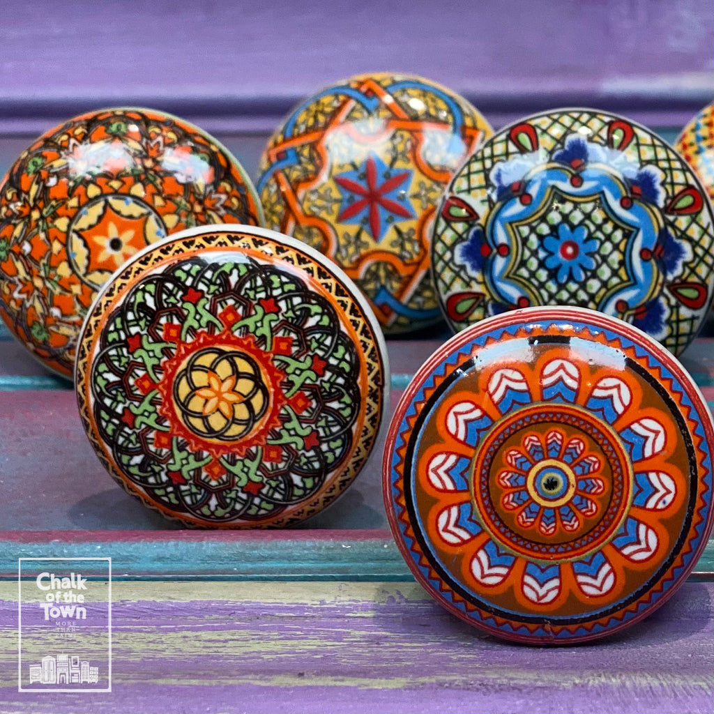 The Town - Boho Πόμολα - σετ 8τμχ - Α