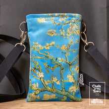 Velvet Phone Bag "Almond Blossom" V.V.Gogh | Chalk Of The Town® Museum Art | Τσαντάκι για κινητό