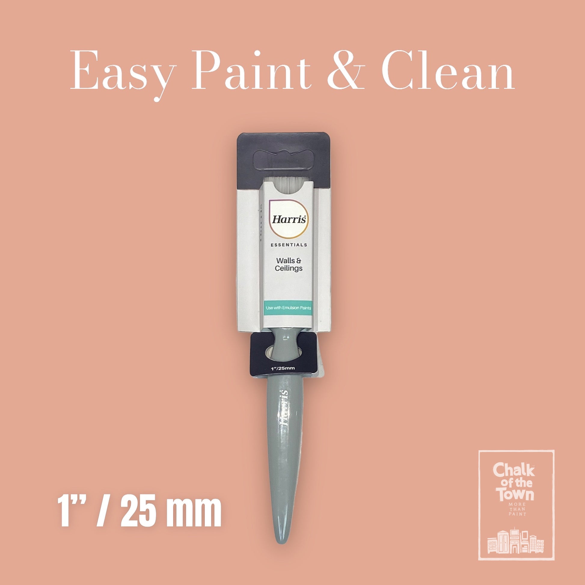 Chalk Of The Town® Brushes - Synthetic Essentials HARRIS | 1" & 2" - Chalk Of The Town® 