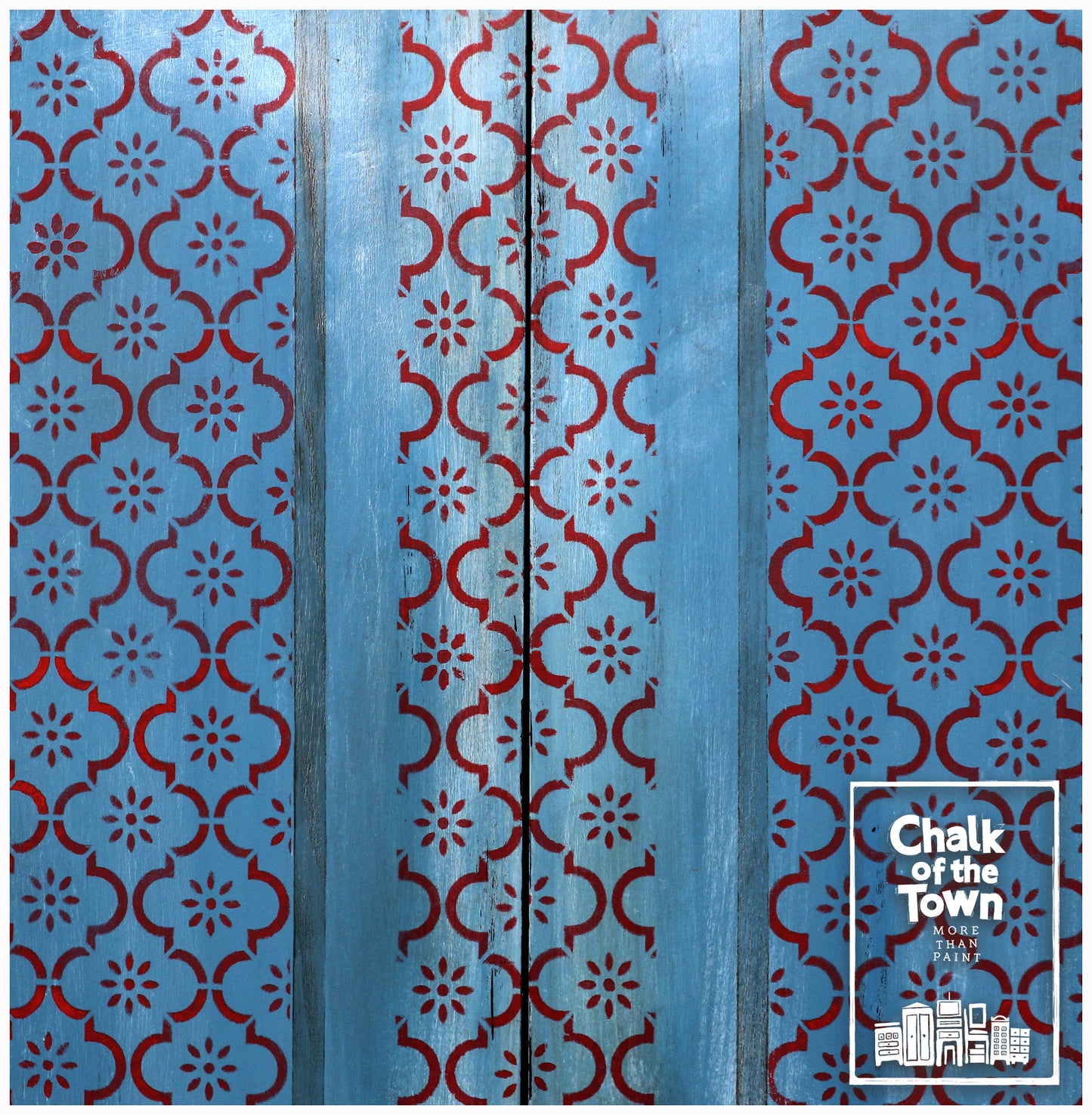 Sarrah - Μαροκινό στένσιλ - Chalk Of The Town® Stencils - Chalk Of The Town® 