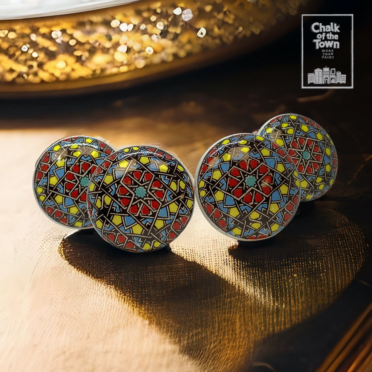 "Marrakech" - Vintage Boho Πόμολο - Chalk Of The Town Of The Town  | Vintage Boho knobs (1 or set of 4) - Chalk Of The Town® 