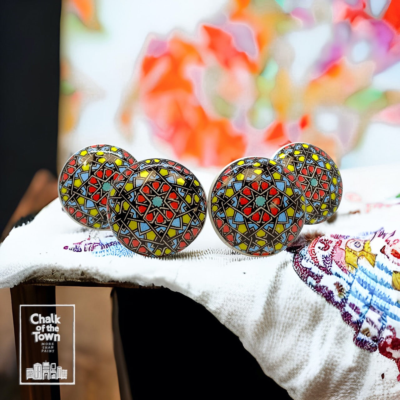 "Marrakech" - Vintage Boho Πόμολο - Chalk Of The Town Of The Town  | Vintage Boho knobs (1 or set of 4) - Chalk Of The Town® 